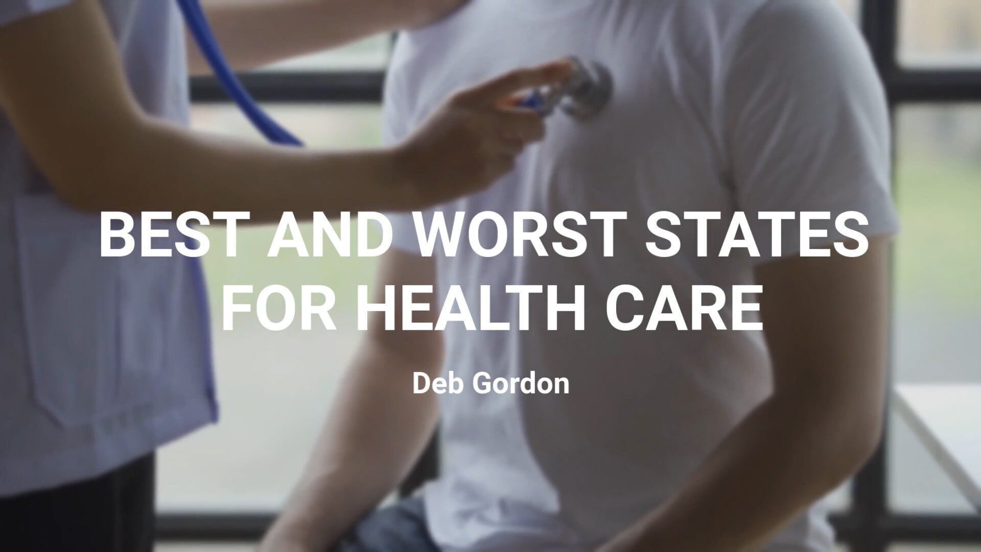 Best and worst states for health care